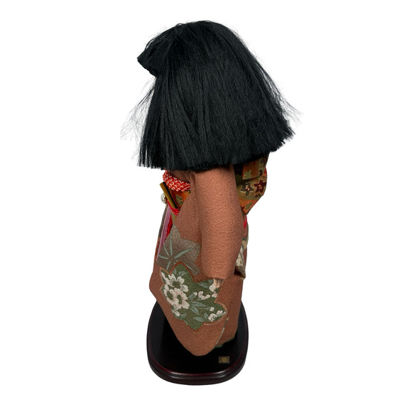 Vintage Japanese Traditional Ichimatsu Doll 16" Standing Kimono Bisque Porcelain - Picture 5 of 13